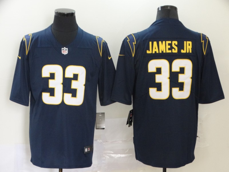 Men Los Angeles Chargers Nike NFL #33 James Jr Limited Road Vapor Untouchable dark blue Jersey
